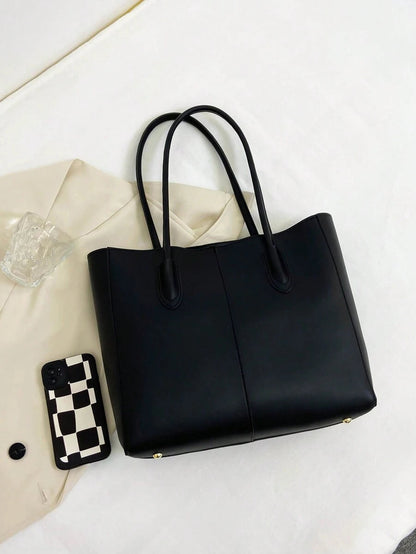 Carla Shoulder Tote Black