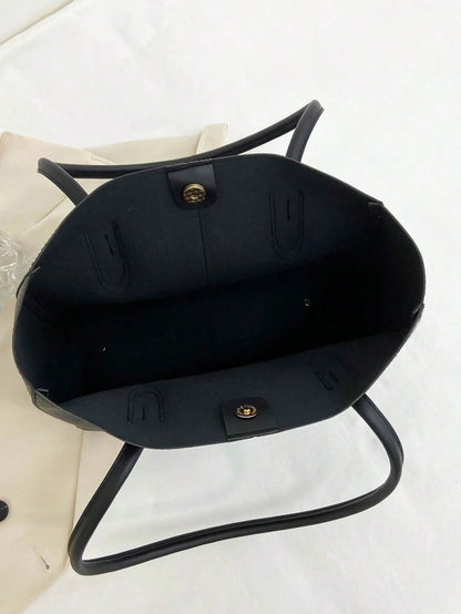 Carla Shoulder Tote Black